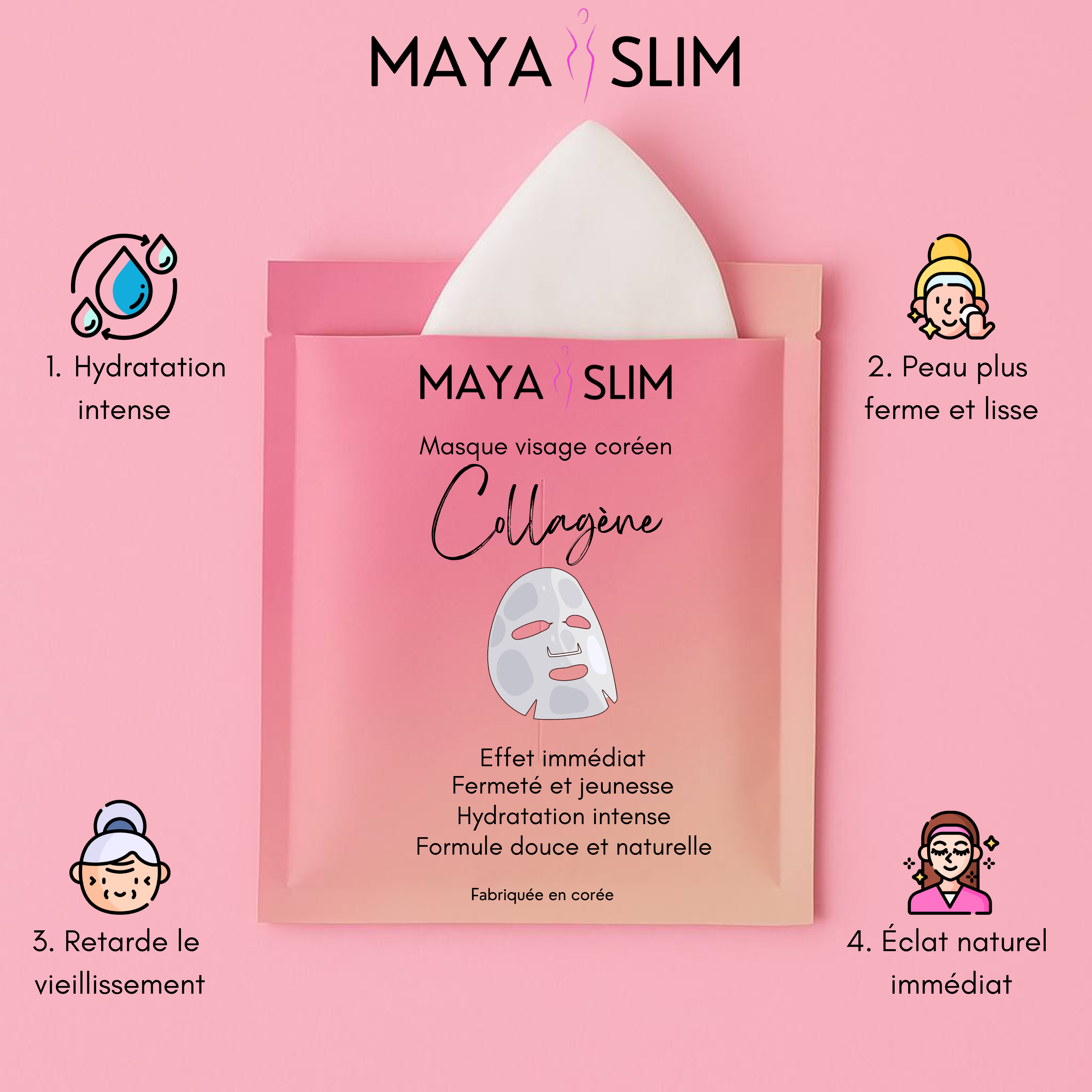 Masque Collagène Coréen