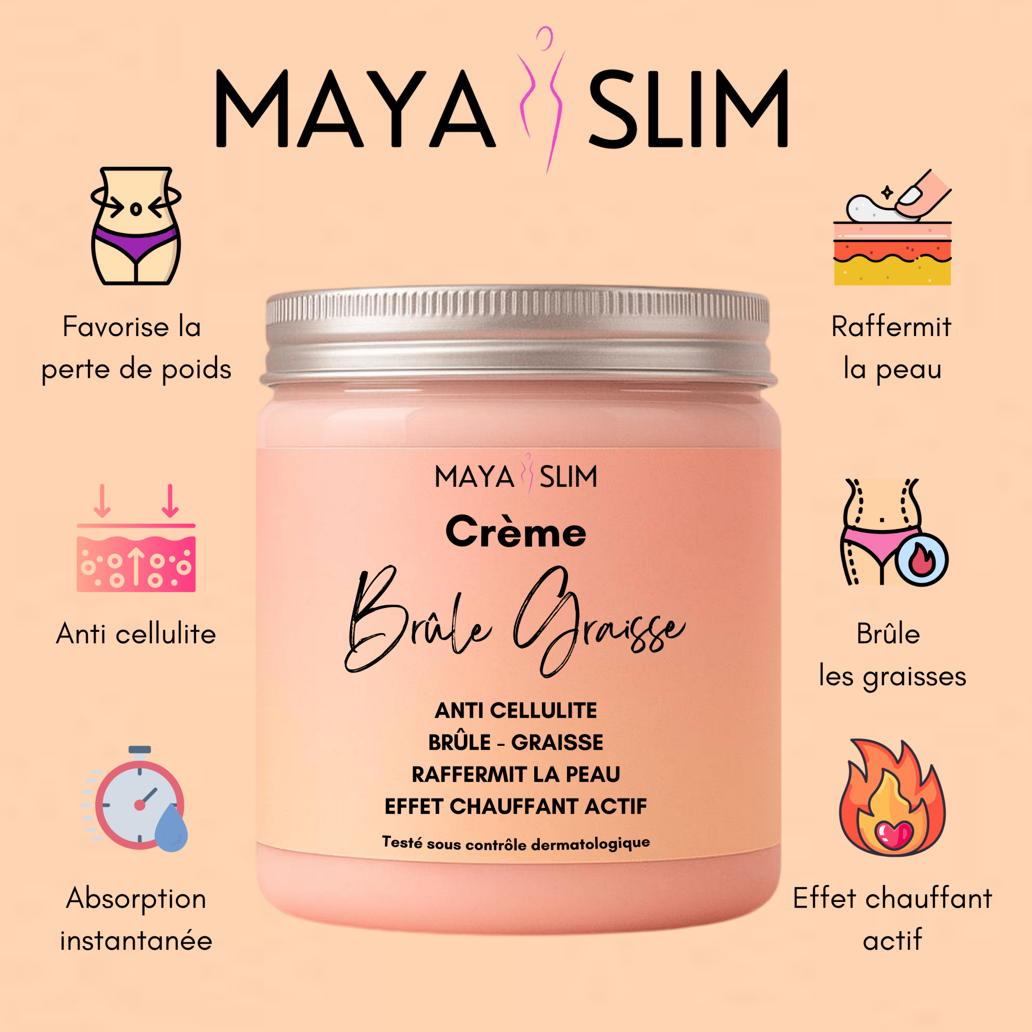 Crème Brûle Graisse - Maya Slim