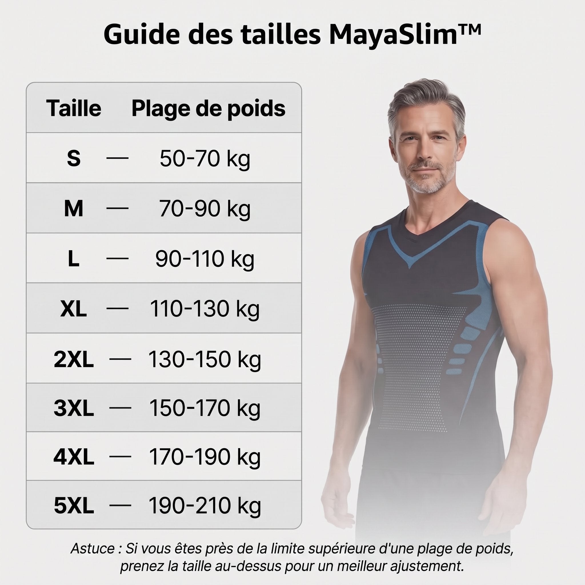 Débardeur Gainant Col V Homme Maya Slim - Maya Slim