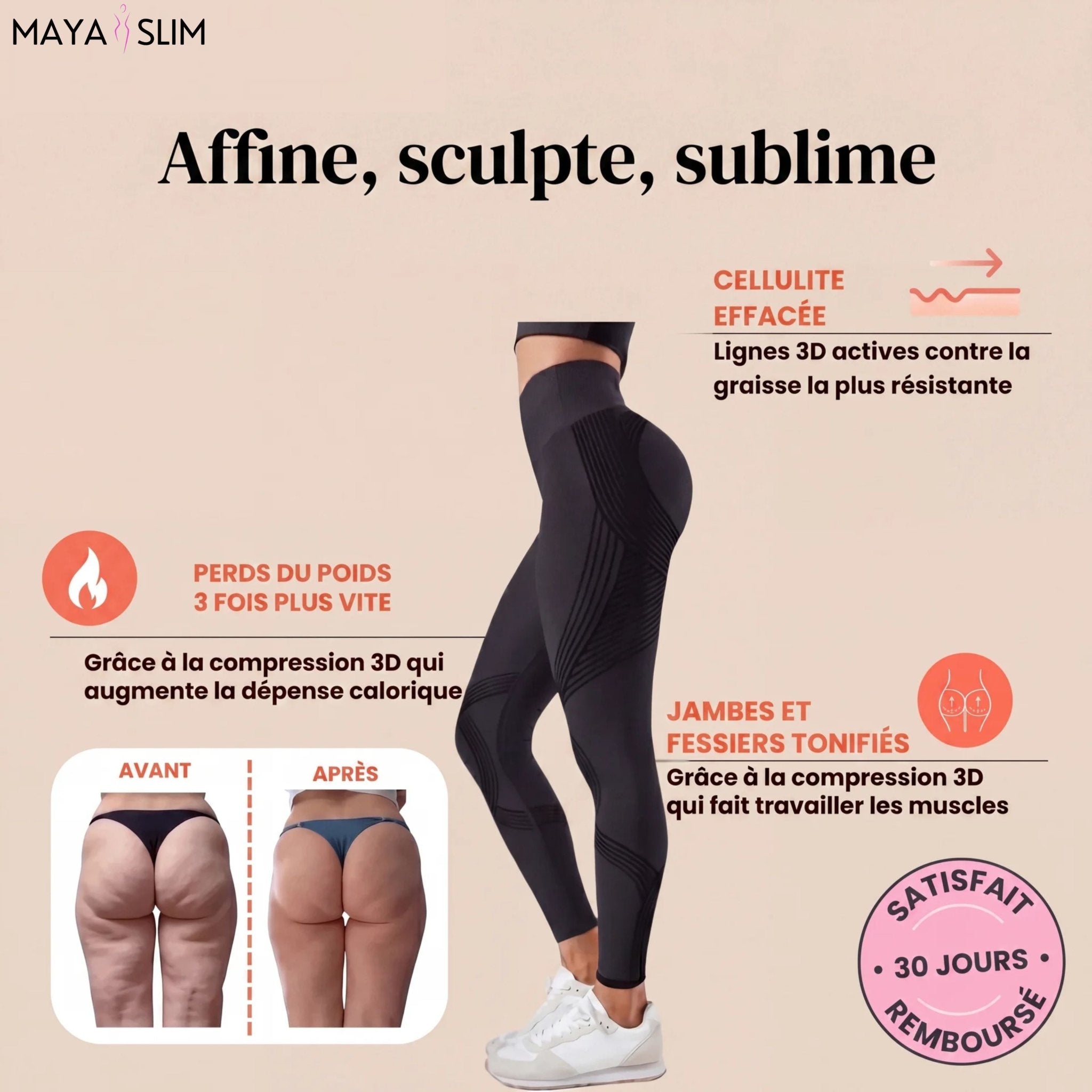 Legging 3D - Maya Slim