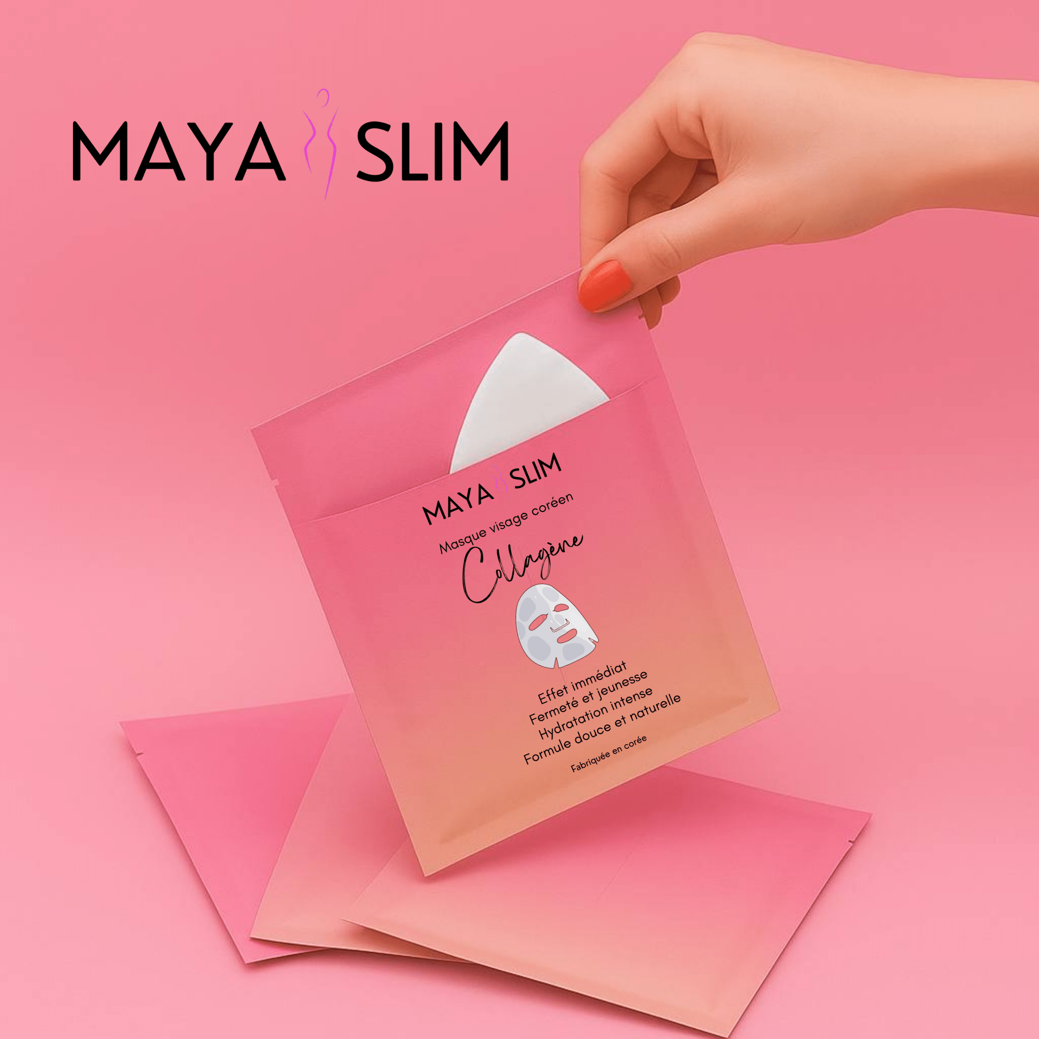 Masque Collagène Coréen - Maya Slim