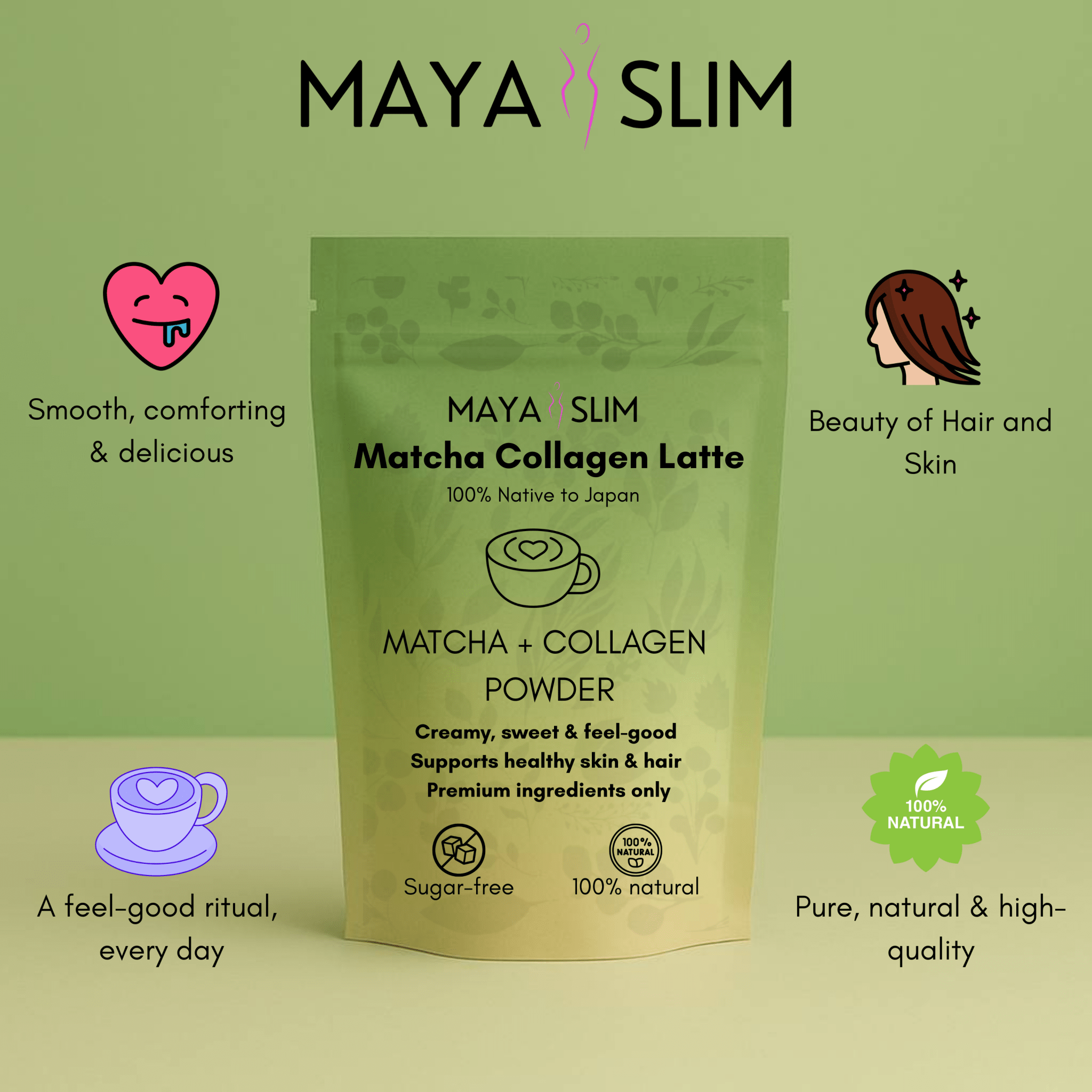 Matcha Powder - Maya Slim