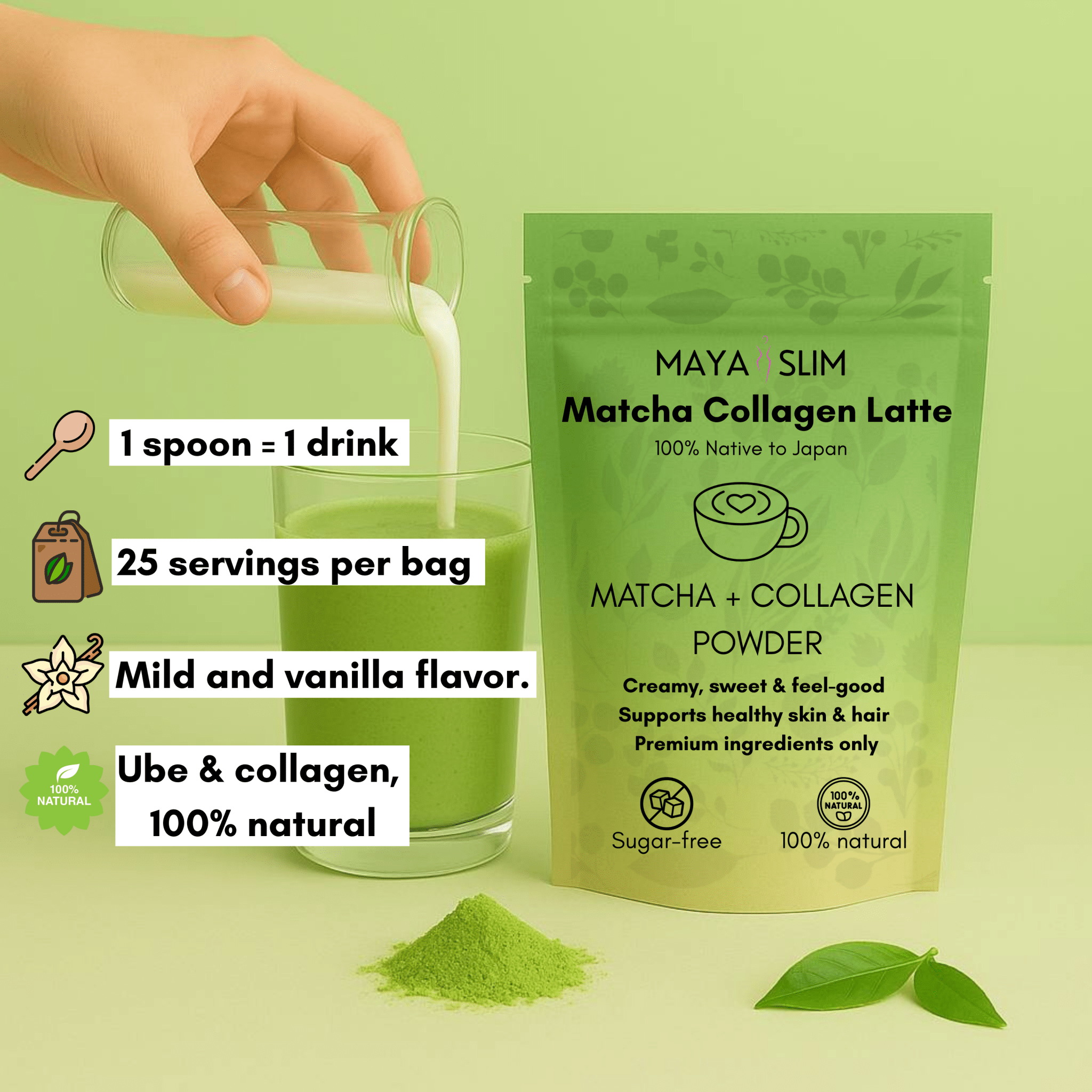 Matcha Powder - Maya Slim