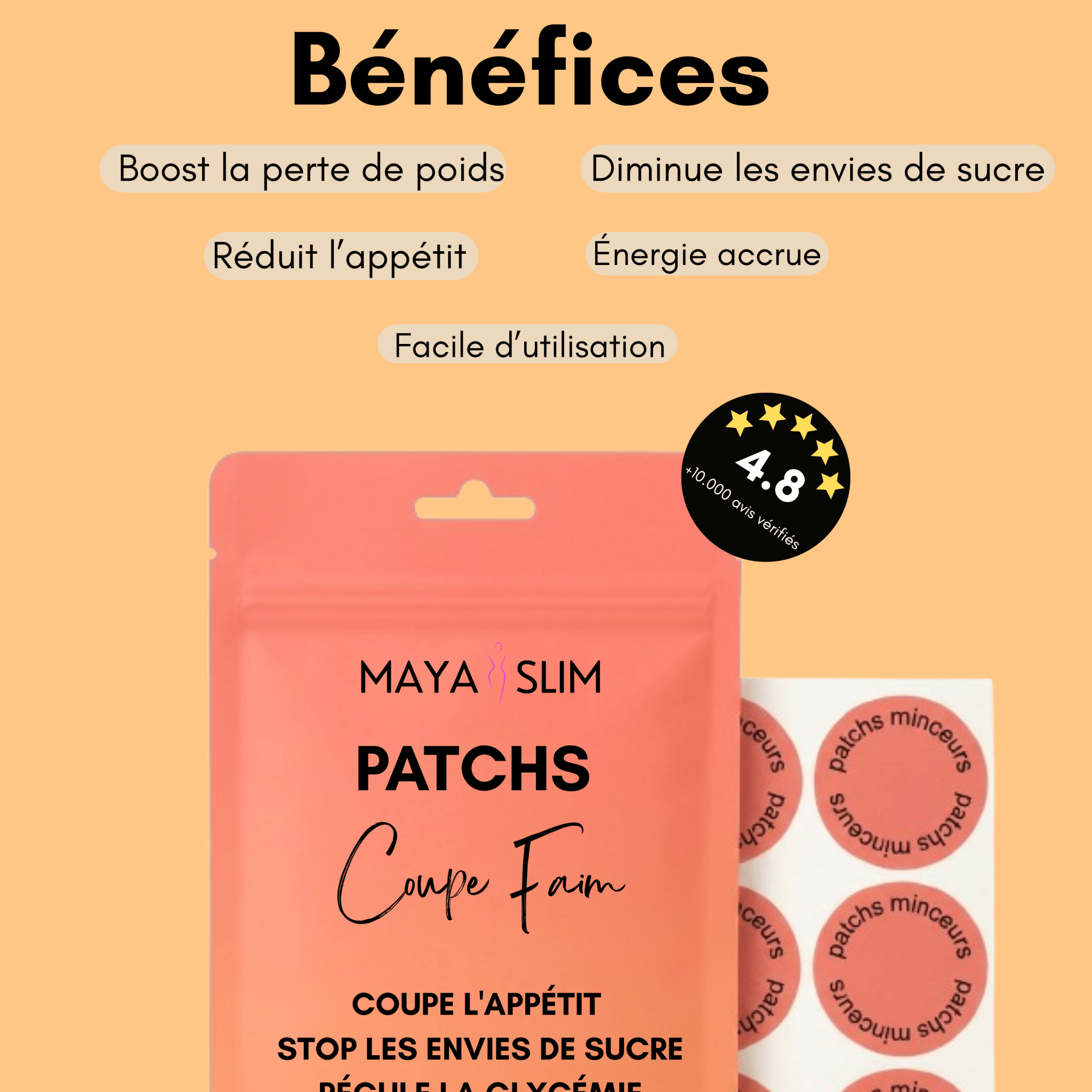 Patchs Coupe - Faim - Maya Slim