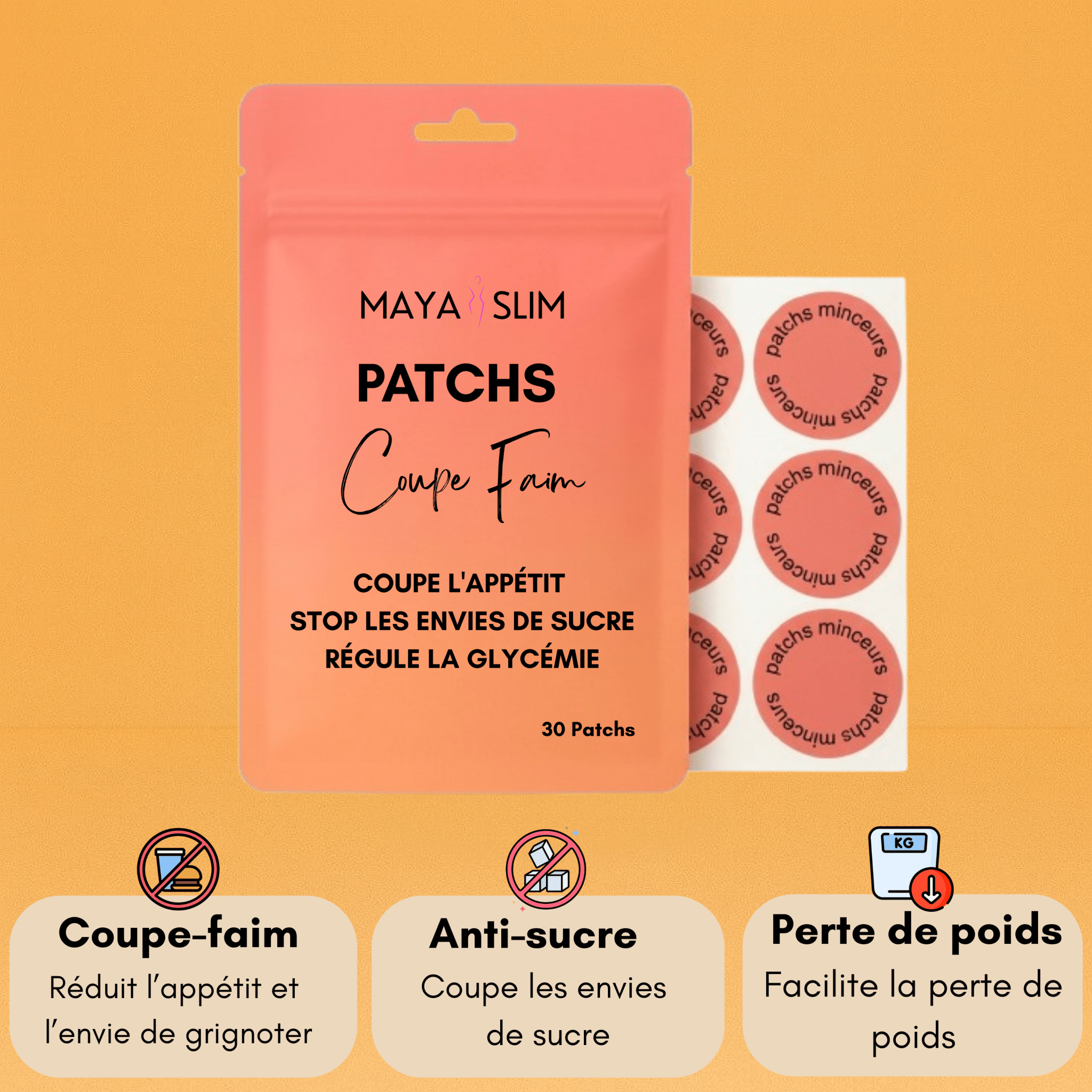 Patchs Coupe - Faim - Maya Slim