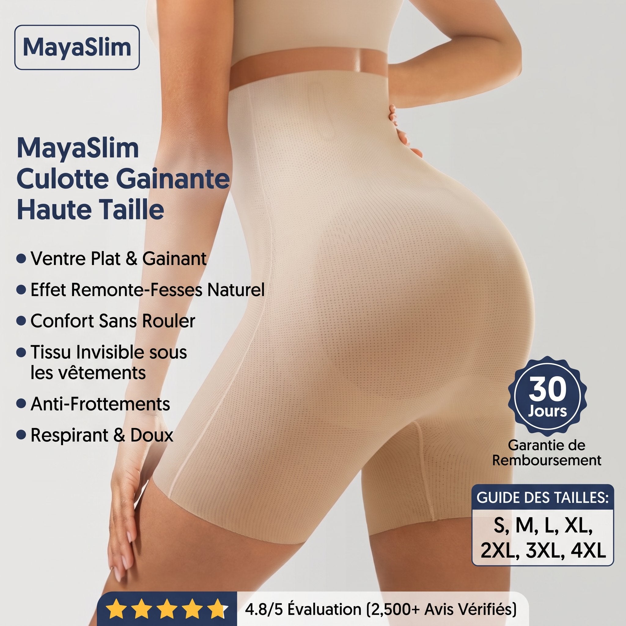 Short Gainant Ventre Plat Maya Slim - Maya Slim