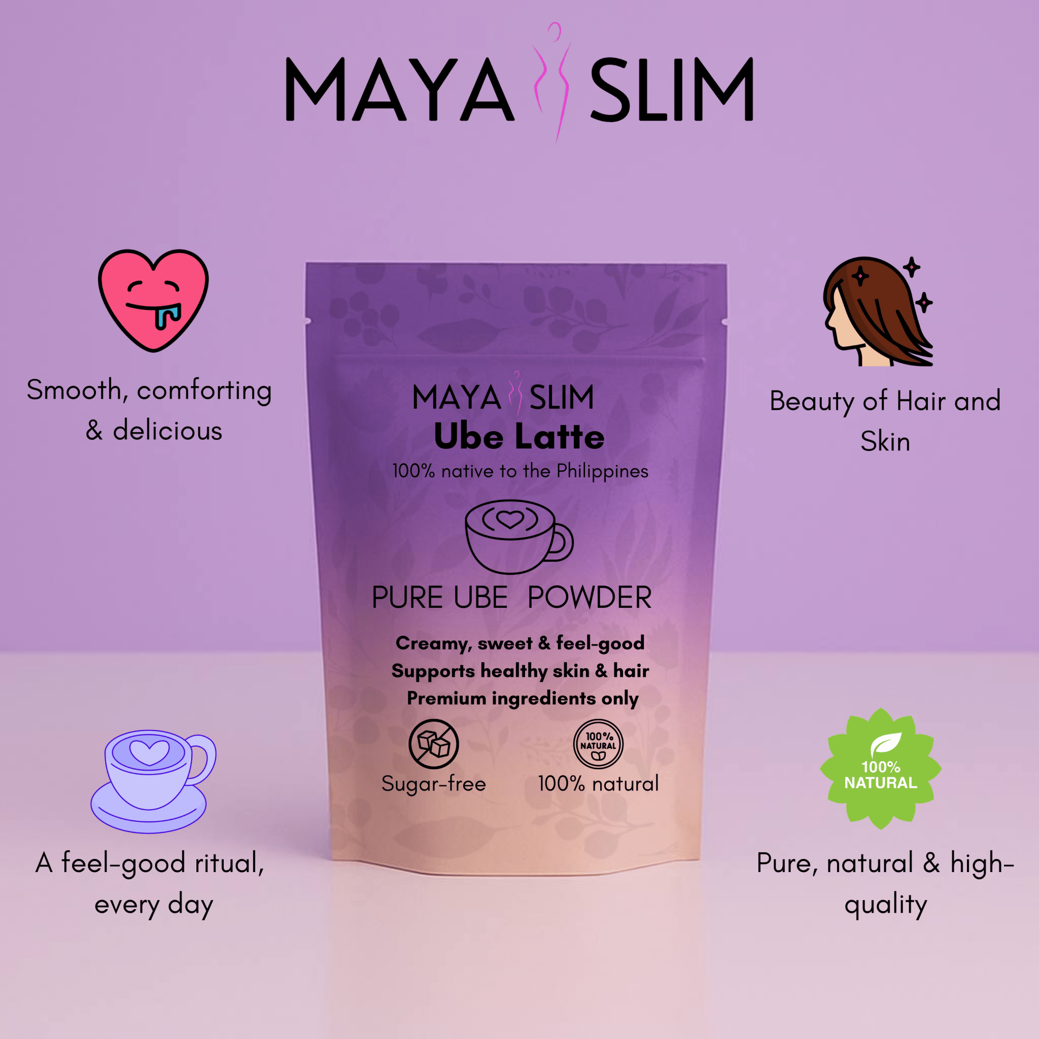 Ube Latte - Maya Slim
